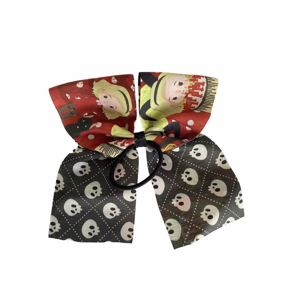 BUNDLE Girl’s Lot of 2 Halloween Themed Hair Bow Ties NEW